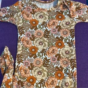 Posh peanut layette gown